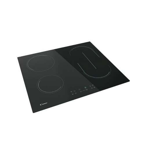 Candy CH64CCB Elektromos főzőlap, 60 cm, 4 főzőzóna, érintésvezérlés, 9 teljesítményfokozat, Fekete