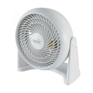 Biely stolný ventilátor Home by Somogyi TF 23 Turbo, pohľad z uhla - Home