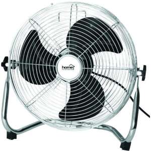 Home by Somogyi PVR35 Floor Fan 60W #silver-black