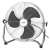 Home by Somogyi PVR35 floor fan, 60W, silver-black
