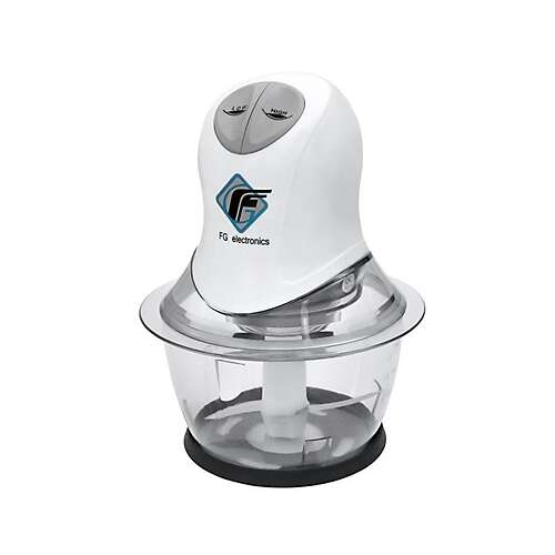 FG Electronics FS403 400W Lebensmittel Zerkleinerer, Weiß