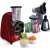 Robot de bucătărie Russell Hobbs Desire Slice & Go, roșu, cu castravete, morcov și usturoi
