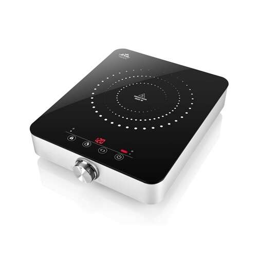 ETA 011190000 Induction Cooktop, black, angled view