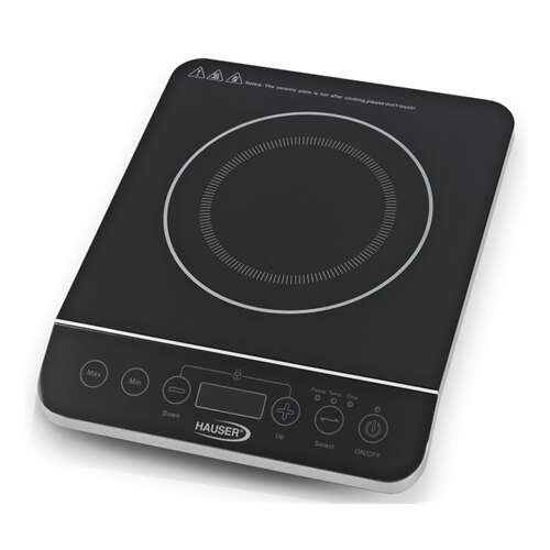 Hauser IC2014 2000W Induction Cooktop with LCD Display, Black