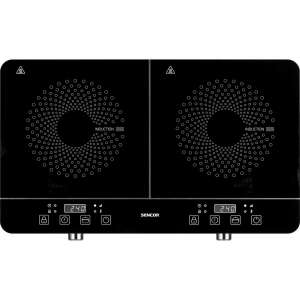 Sencor SCP 4201GY induction hob, black, 2000W, 2 zones - Sencor