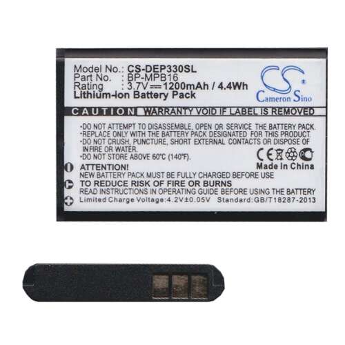 Navon Mizu BT70 Cameron Sino csere akkumulátor, 3.7V 1200mAh Li-Ion