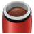 Sencor SCG2050RD red electric coffee grinder with ground coffee