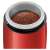 Sencor SCG2050RD red electric coffee grinder with ground coffee