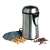 Hauser G742 coffee grinder with ground coffee, poppy seeds, and walnuts