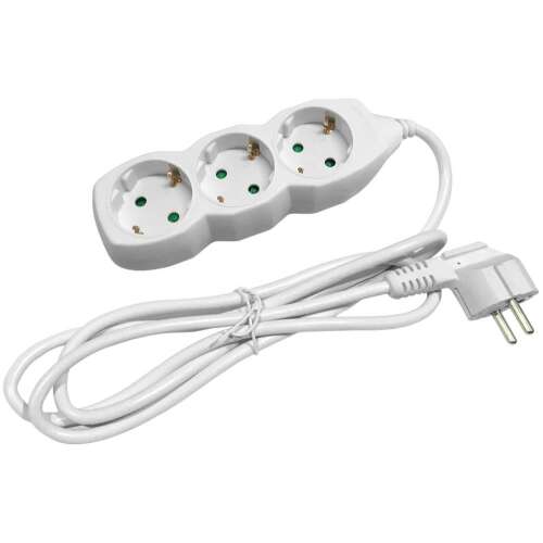 Entac 3-socket power strip with 1.5m cable