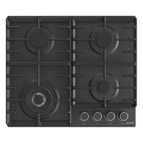 Gorenje GW642AB Beépíthető főzőlap, 4 főzőzóna, Wok égő, EasyClean, Mechanikus vezérlés