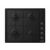 Candy CHW6LBB black gas hob with 4 burners, isolated