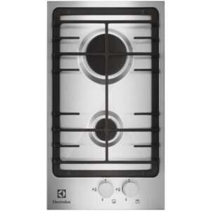 Electrolux EGG3322NVX Beépíthető gáz főzőlap, 29 cm, 2 főzőzóna, Ezüst