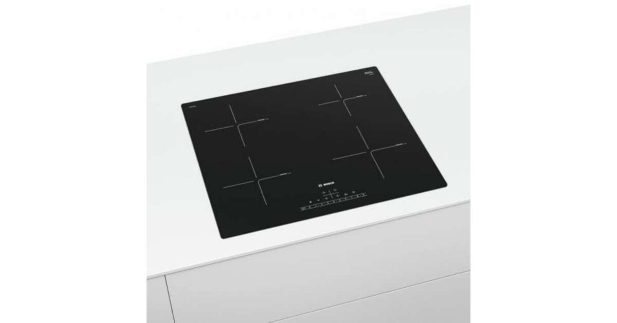 Bosch PUE611FB1E Serie6 beépíthető indukciós főzőlap, 60 cm, 4 főzőzóna ...