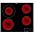 Whirlpool AKT 8130/LX ceramic hob, 58 cm, 4 cooking zones, touch sensor