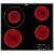 Whirlpool AKT 8130/LX ceramic hob, 58 cm, 4 cooking zones, touch sensor