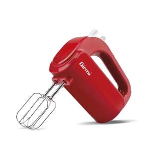 Mixer manual Girmi SB02, roșu, 170W - Roboți de bucătărie, Mașini de făcut paste, Tocatoare de bucătărie, Mașini de tocat carne și Mixere de mână