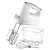 Sencor SHM5206WHEUE3 Hand Mixer, 500W, White, with storage case and accessories
