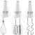 Sencor SHM5206WHEUE3 Hand Mixer Accessories: Whisk, Beaters, Dough Hooks