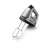 Angled view of Severin HM3832 hand mixer with beaters