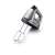 Severin HM3832 hand mixer with beaters attached, angled view