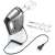 Severin HM3832 hand mixer with 5 speed settings and turbo function, including beaters and dough hooks