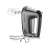 Severin HM3832 hand mixer with beaters attached, angled view