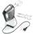 Severin HM3832 hand mixer with 5 speed settings and turbo function, including beaters and dough hooks