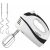 Adler AD4205B hand mixer with beaters and dough hooks, close up