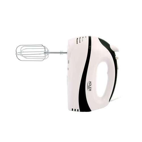 Adler AD4205B hand mixer, white and black, 300W