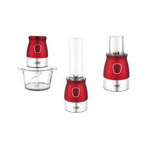 Blender 3 in1 BC-326R, Hauser, 300 W, 21x28x33 cm, Rosu (BC326R)