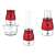 Hauser BC326R 300W 2L Multifunctional Red Blender, Chopper and Grinder
