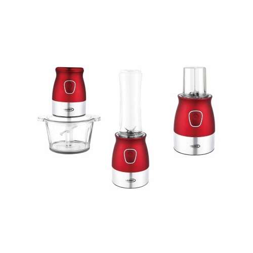 Blender 3 in1 BC-326R, Hauser, 300 W, 21x28x33 cm, Rosu (BC326R)