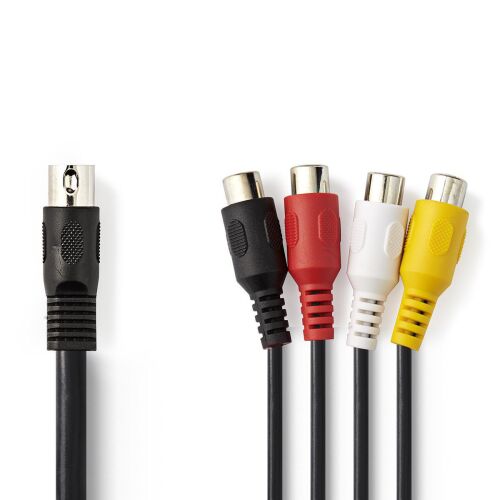 Nedis DIN - RCA Kábel, audio csatlakozás - RCA kábel