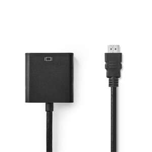 Cablu adaptor Nedis HDMI la VGA, negru, 20 cm - Prelungitoare