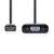Cablu adaptor Nedis HDMI la VGA, negru, 20 cm, conectori