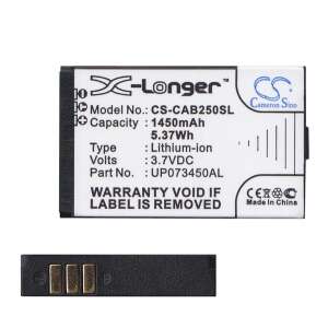 X-Longer CAT B25 Cameron Sino Li-Ion akkumulátor (3,7V / 1450mAh, UP073450AL kompatibilis) Fekete - Cat