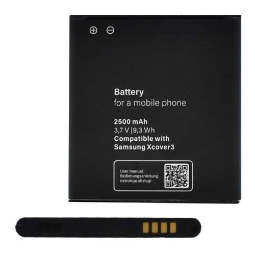 Samsung Galaxy Xcover 3 akkumulátor, 2500 mAh, LI-ION, EB-BG388BB kompatibilis - Mobiltelefon akkumulátor