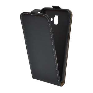 Fekete Samsung Galaxy J6 Plus tok álló, bőr hatású - Samsung