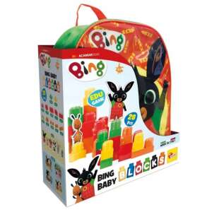 Blocuri de costructie + rucsac Bing #verde-portocaliu