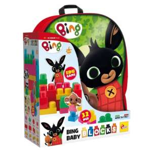Blocuri de costructie + rucsac Bing #verde-rosu