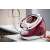 Stacja parowa Tefal GV9220 w użyciu, bordowa i biała
