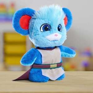 Star Wars Young Jedi Adventures Nubs plush toy, 24cm, blue and white, with a brown belt and red ears - Toy