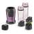 Sencor SBL7173VT purple smoothie blender with two to-go cups, blades, and lids
