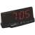 Home by Somogyi LTC02 digital alarm clock with red LED display, black color