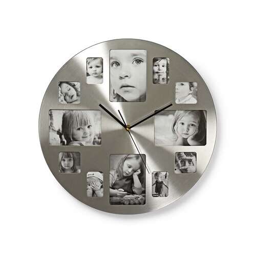 Zegar ścienny Nedis z ramką na zdjęcia CLWA003PH40