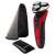 Sencor SMS5013RD electric shaver with travel case and trimmer attachment