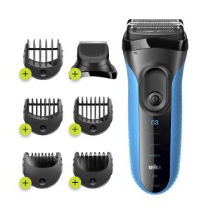 Braun Series 3 3010BT electric shaver with trimmer attachments - Braun Electric razor