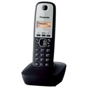 Panasonic KXTG1911HGG cordless phone with caller ID, black and silver - Office technology