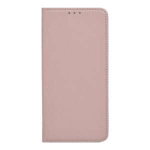 Apple iPhone 14 Pro Flip tok, Rózsaszín arany, Bőr hatású, Álló funkció, Rombusz minta - Apple